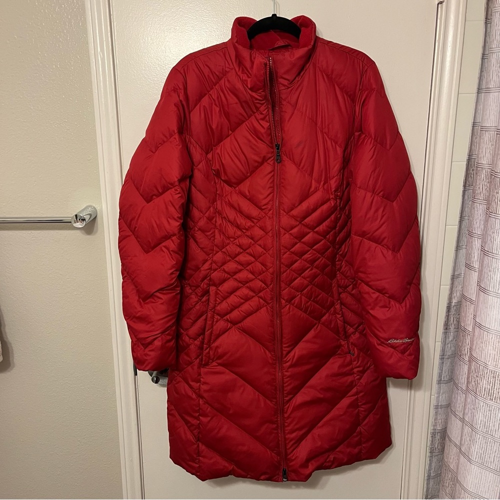 Eddie Bauer long down winter coat